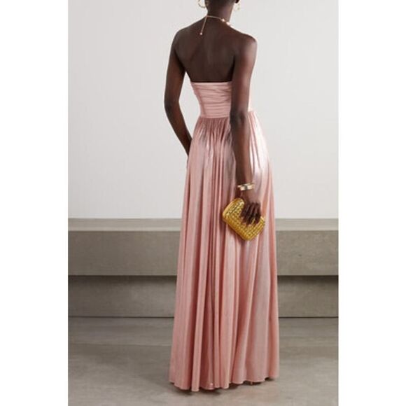 Retrofete MADELEINE Maxi Dress pink Large - Picture 6 of 11